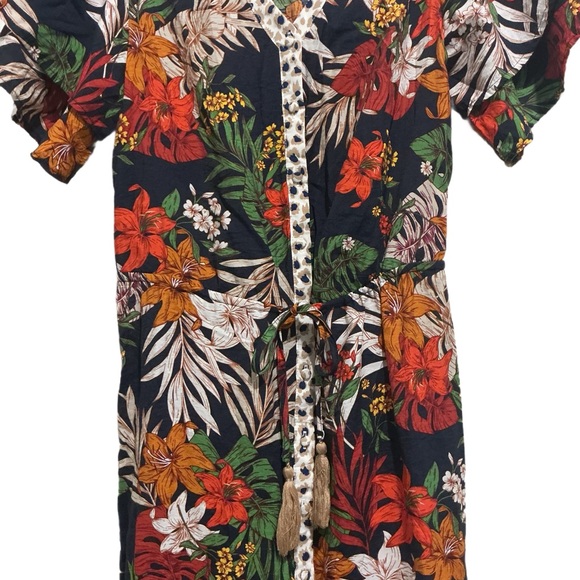 Gigio High Low Tropical Floral Dress NWOT - Picture 2 of 3